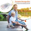 101Pcs Fishing Lures Kit Soft Plastic Fishing Baits Set Spoon Fishing Gear Tackle with Soft Worms Crankbaits Box for Freshwater Saltwater to Bait Bass