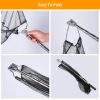 Foldable Fish Landing Net Collapsible Handle Fishing Net with 38.6in-67in Aluminum Alloy Telescopic Pole for Kayak Fly Catfish Bass Crab Trout Fishing
