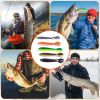 10Pcs Soft Fishing Lures Realistic Bass Loach Swimming Lure Plastic Fake Fishing Bait Equipment for Saltwater Freshwater