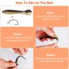 10Pcs Soft Fishing Lures Realistic Bass Loach Swimming Lure Plastic Fake Fishing Bait Equipment for Saltwater Freshwater