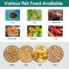 Automatic Fish Feeder 8.45OZ Capacity Electric Fish Food Dispenser for Fish Tank Aquarium Moisture-Proof Fish Feed Timer with 4 Programmable Modes Adj