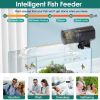 Automatic Fish Feeder 8.45OZ Capacity Electric Fish Food Dispenser for Fish Tank Aquarium Moisture-Proof Fish Feed Timer with 4 Programmable Modes Adj