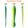 10Pcs Soft Fishing Lures Realistic Bass Loach Swimming Lure Plastic Fake Fishing Bait Equipment for Saltwater Freshwater