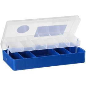 Flambeau Outdoors Zerust Mini One Tray Compact Fishing Tackle Box Blue Plastic