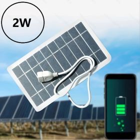 IAGREEA Solar Panel, 2W Portable Solar Charger, Small And Lightweight, 4PCS, Suitable For Mountaineering Travel Outdoor Activities