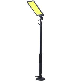 LED Camping Light, 12V 10000 Lumen Super Bright Portable Outdoor Lights with Telescoping Pole Suction Cup Magnetic Base, Flood Lamp for Outdoors (Color: as Pic)