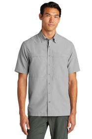 Port Authority Short Sleeve UV Daybreak Shirt W961 (Color: Gusty Grey, size: L)