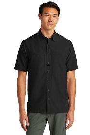 Port Authority Short Sleeve UV Daybreak Shirt W961 (Color: Deep Black, size: 4XL)