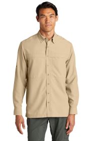 Port Authority Long Sleeve UV Daybreak Shirt W960 (Color: Oat, size: XL)